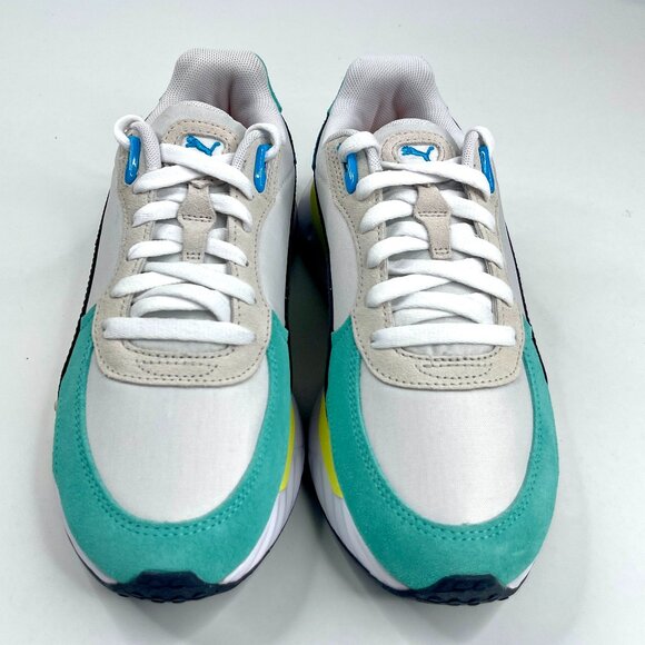 PUMA Wild Rider Rollin Jr Elektro Aqua Shoes - Picture 3 of 13